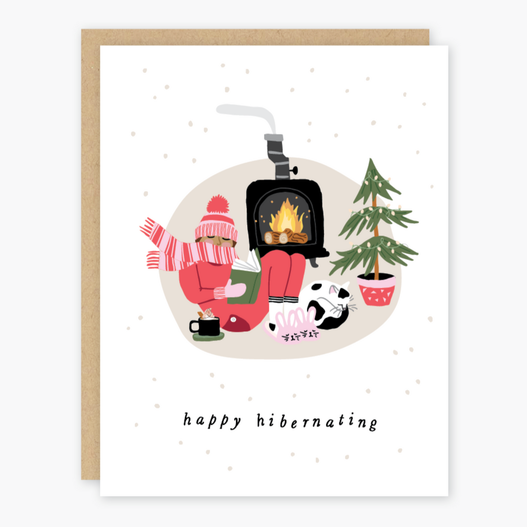 Hibernating Holiday Card