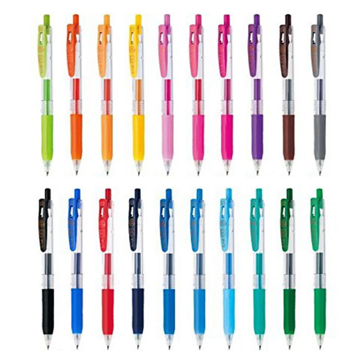Zebra Sarasa Clip Gel Retractable Pens 0.5mm