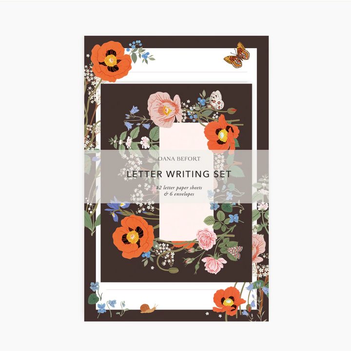 Wild Flowers Letter Writing Set
