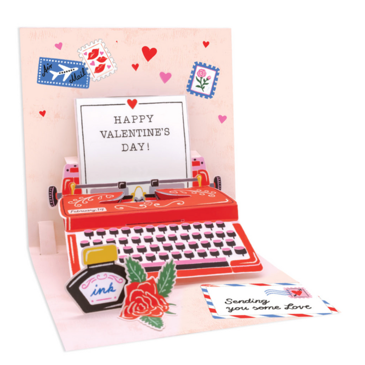 Just My Type Pop-up Card