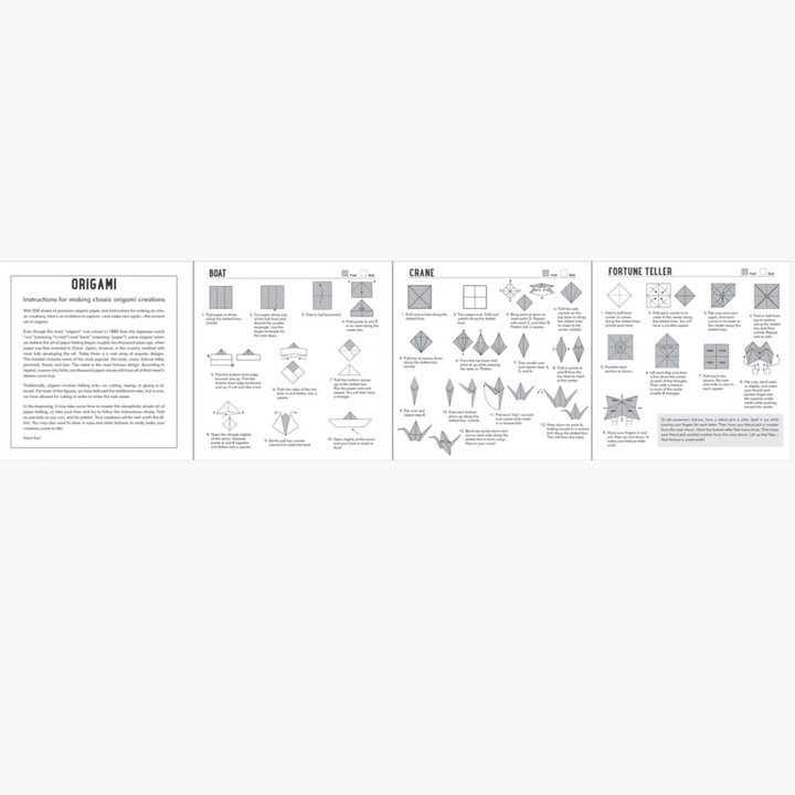 Origami Paper Washi Patterns (500 sheets)