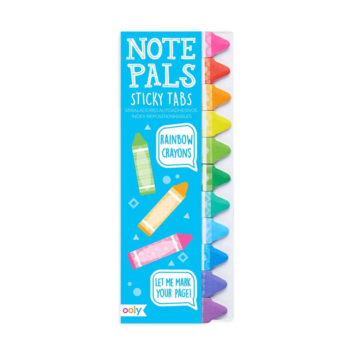 Sticky Tabs - Rainbow Crayons