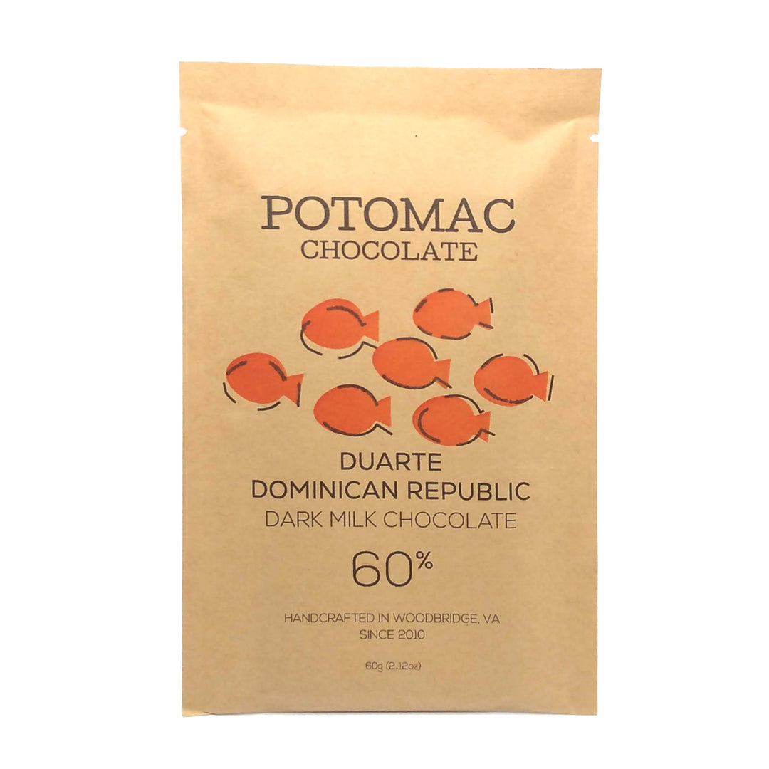 Duarte, Dominican Republic 60% Pure Milk Chocolate Bar