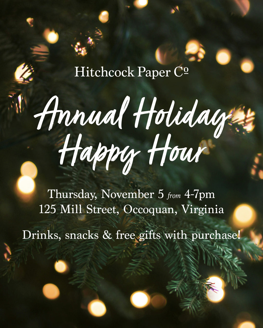 Holiday Happy Hour (Nov. 5)