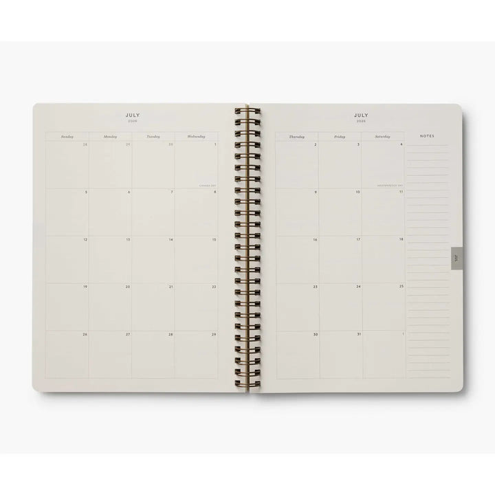 Dahlia 12-Month Softcover Spiral Planner (Jan-Dec 2026)