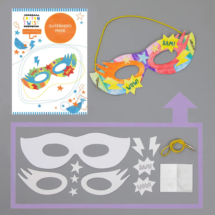 Make Your Own Superhero Mask Kit
