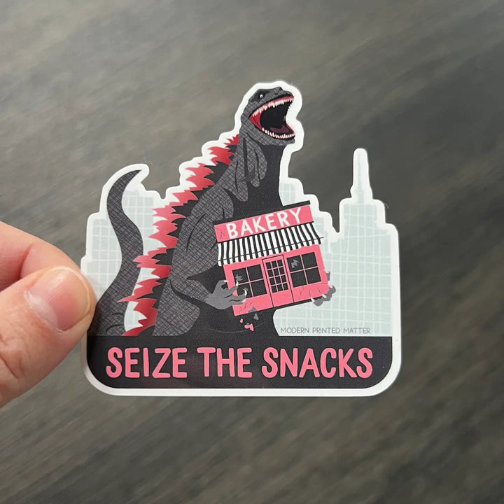 Seize the Snacks Sticker