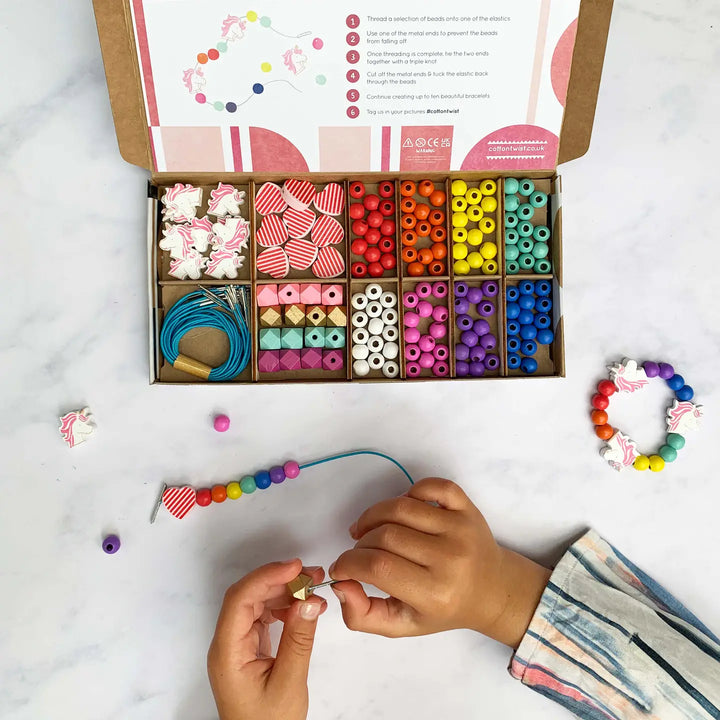 Unicorn and Heart Bracelet Making Kit