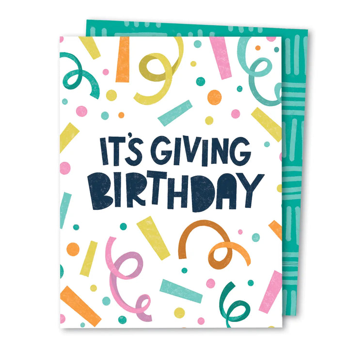It's Giving Birthday Card