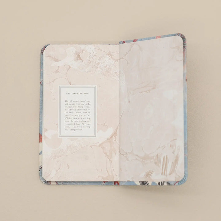Fluxus Marble Pocket Hardcover Journal (3.5" x 6")
