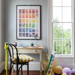 Watercolour Swatches Art Print