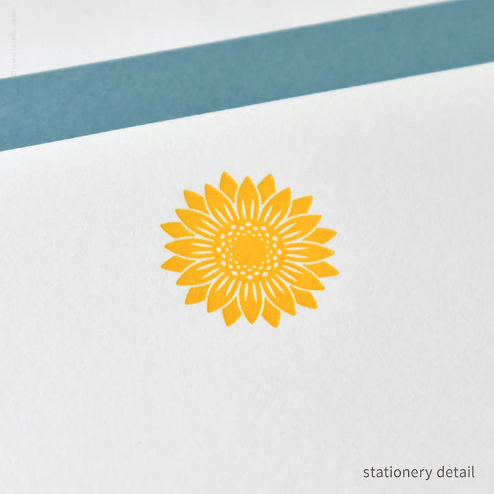 Stationery Set - Sunflower