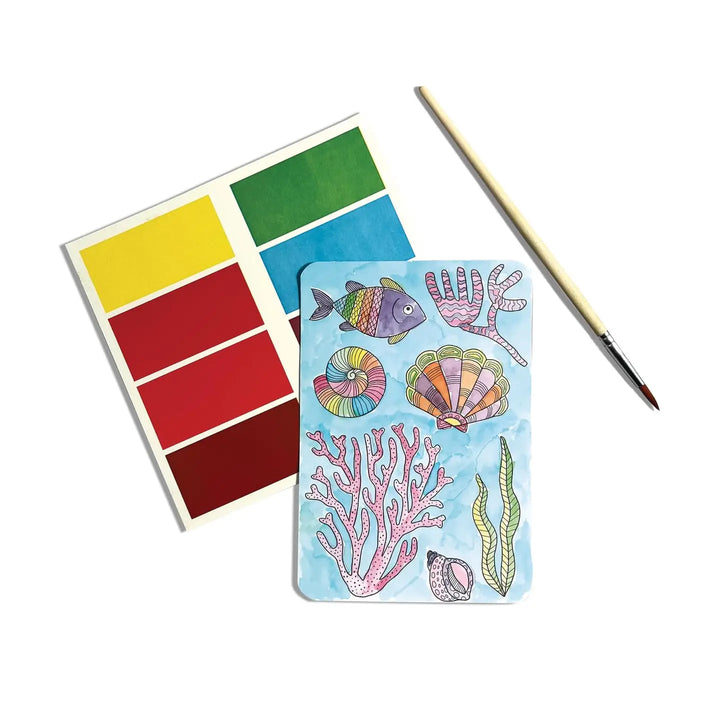 Scenic Hues DIY Watercolor Kit - Ocean Paradise