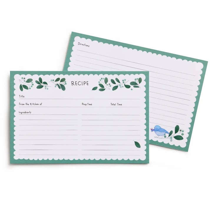 Chirps and Cheers Recipe Card Set