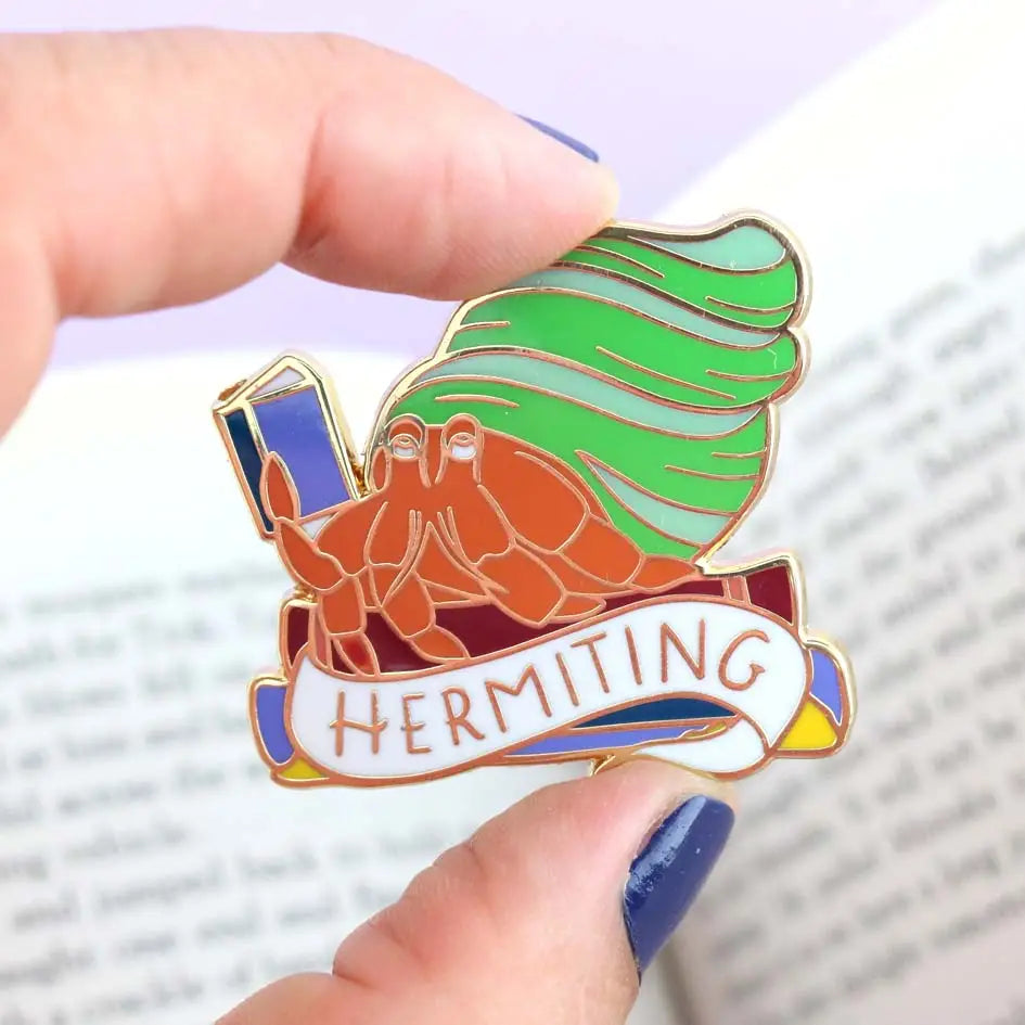 Hermiting Crab Enamel Pin