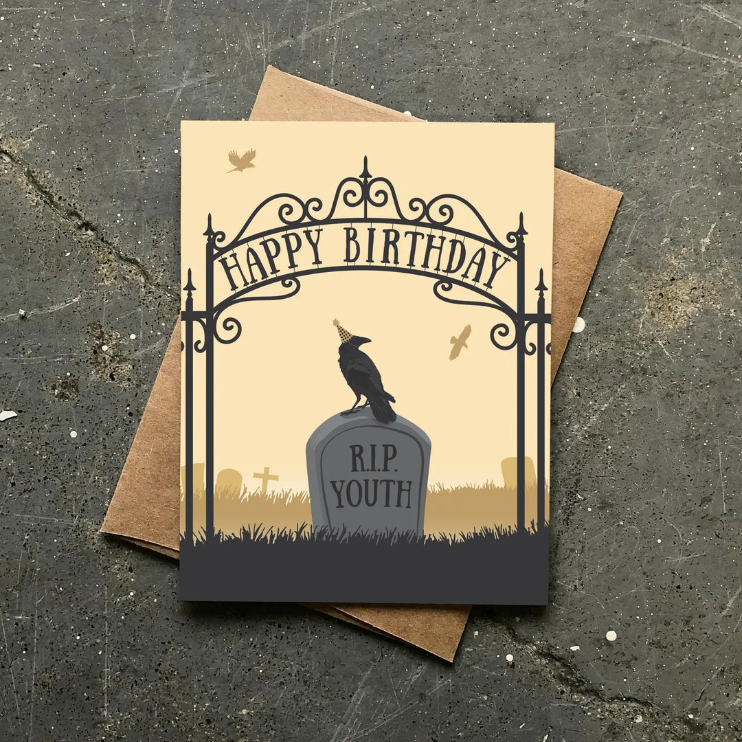 R.I.P. Youth Birthday Card