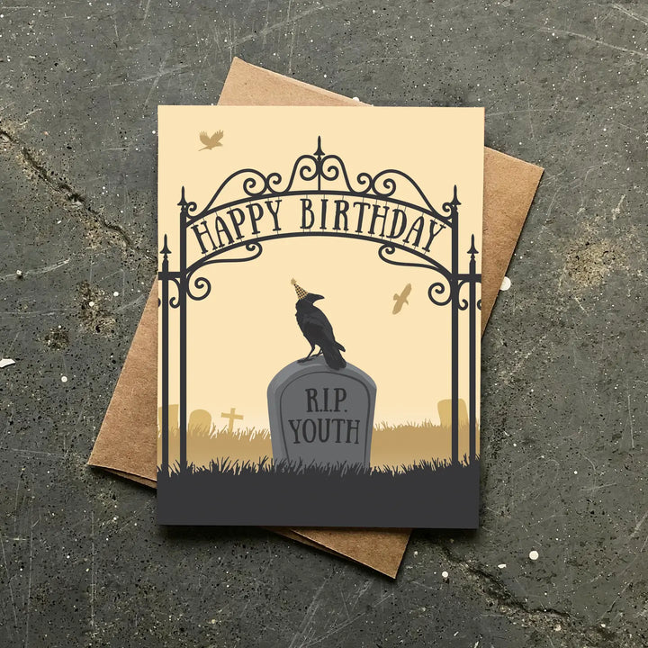 R.I.P. Youth Birthday Card