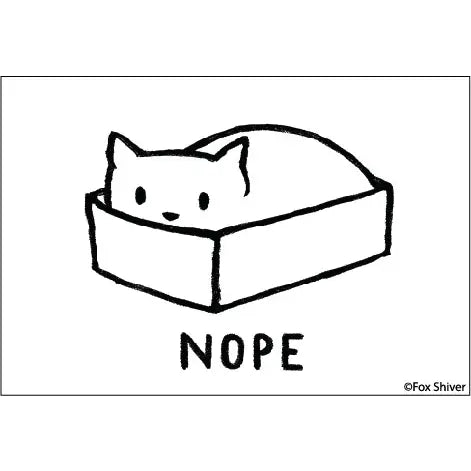 Magnet - Nope Cat