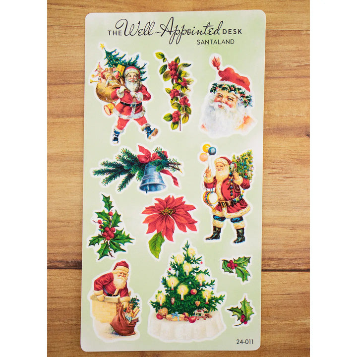 Santaland Sticker Sheet