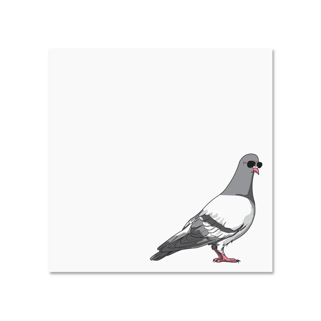 Pigeon Notepad - Letterpress Notepad