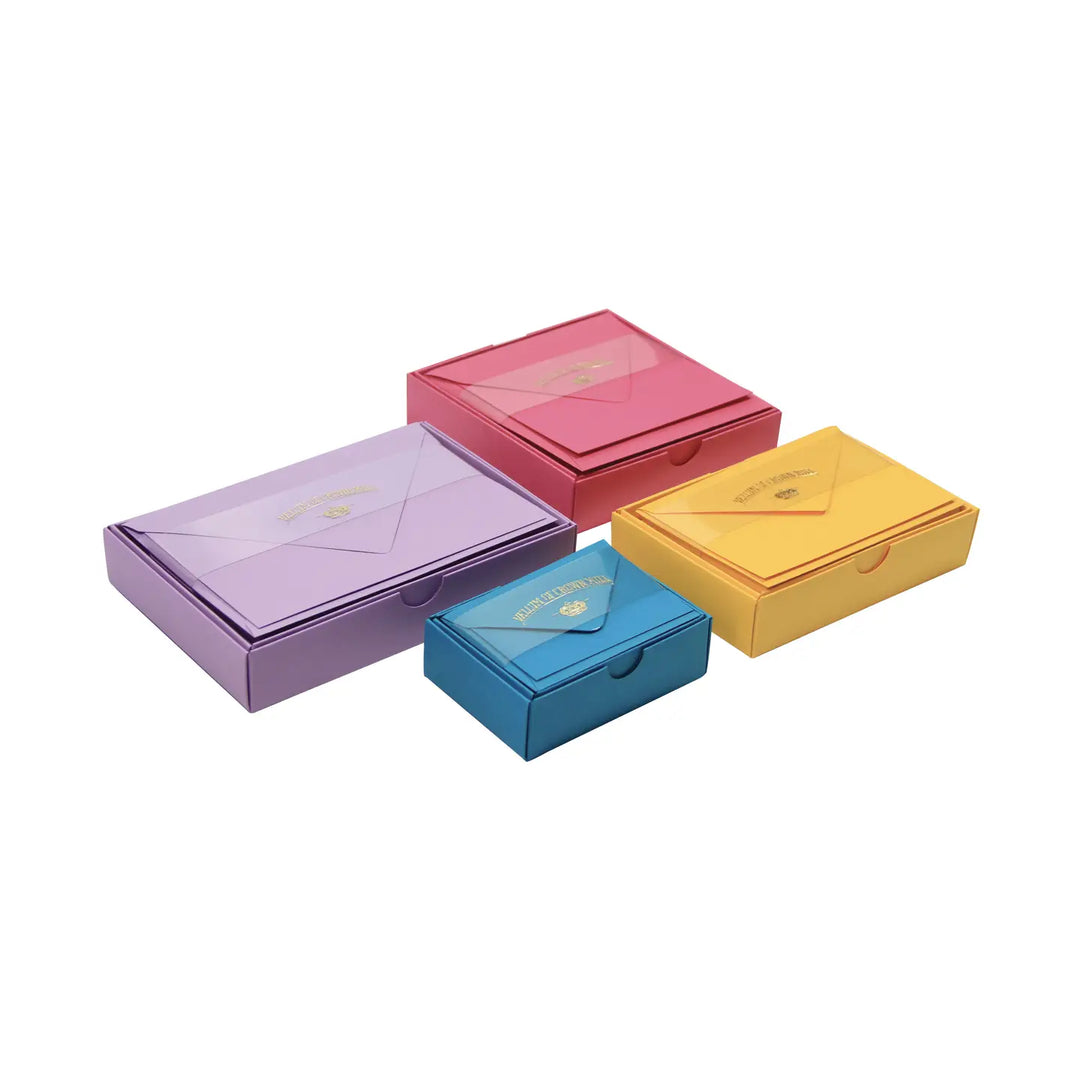 Original Crown Mill Color Vellum Note Card Box (4.5" x 6.75")