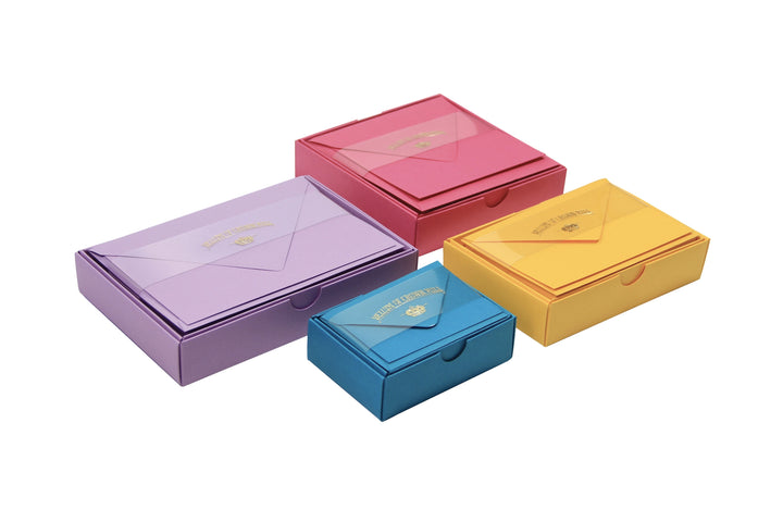 Original Crown Mill Color Vellum Note Card Box (3.5" x 5.5")