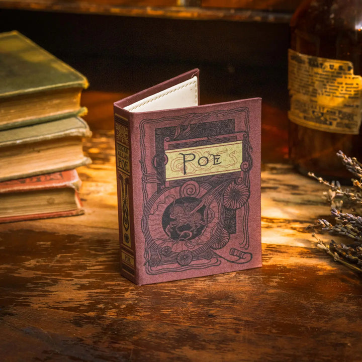 The Complete Poetical Works of Edgar Allan Poe 1884 Edition Book Wallet (Crimson)
