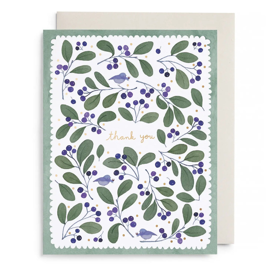 Chirps and Cheers Thank You Card