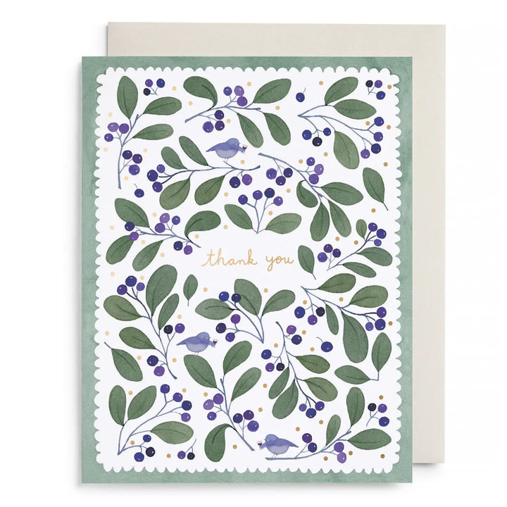 Chirps and Cheers Thank You Card