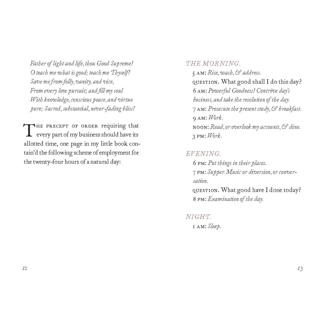 Benjamin Franklin's Book of Virtues