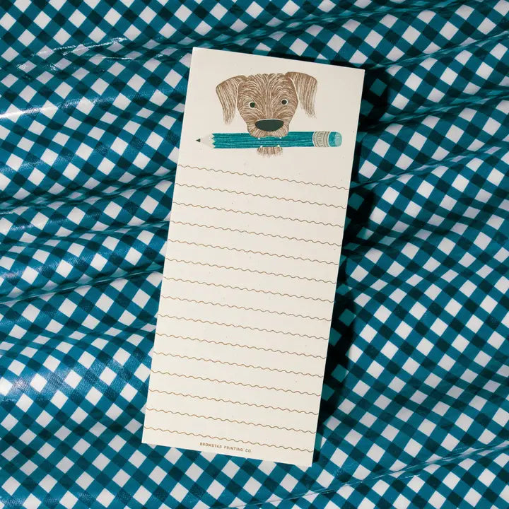 Pencil Dog - Risograph Notepad