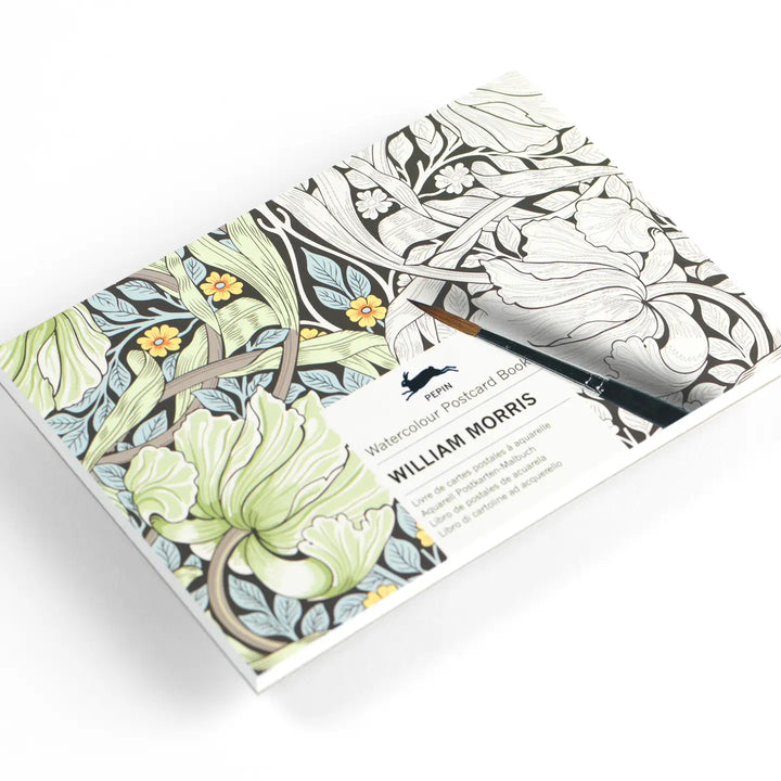 William Morris Watercolour Postcard Book