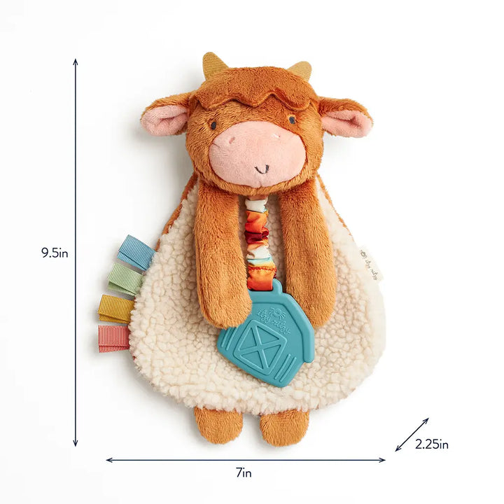 Highland Cow Itzy Friends Lovey Plush
