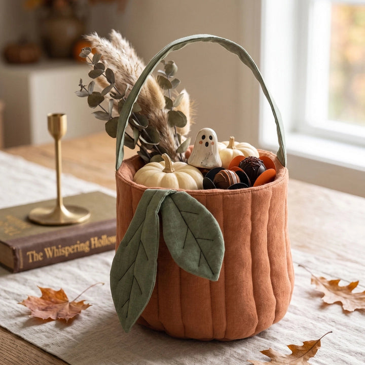 Quilted Pumpkin Basket