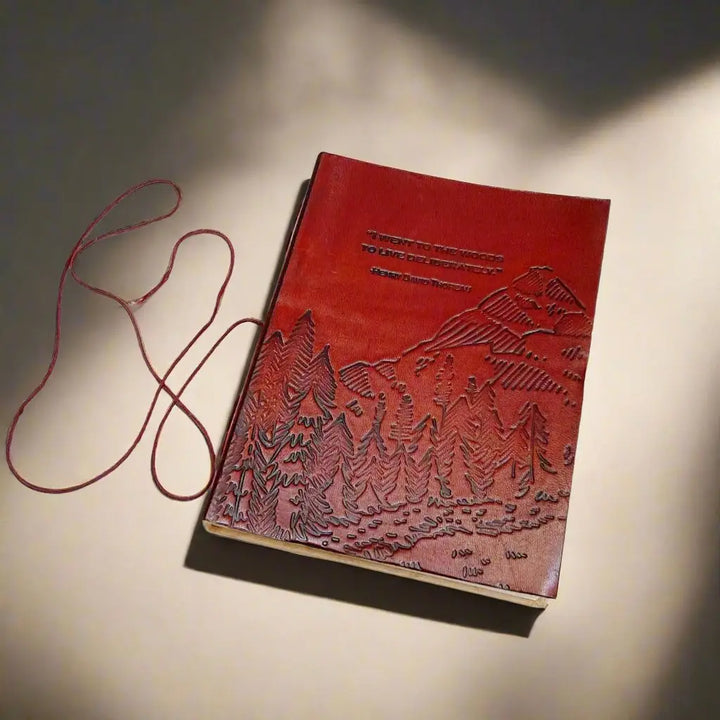 Henry David Thoreau Leather Journal