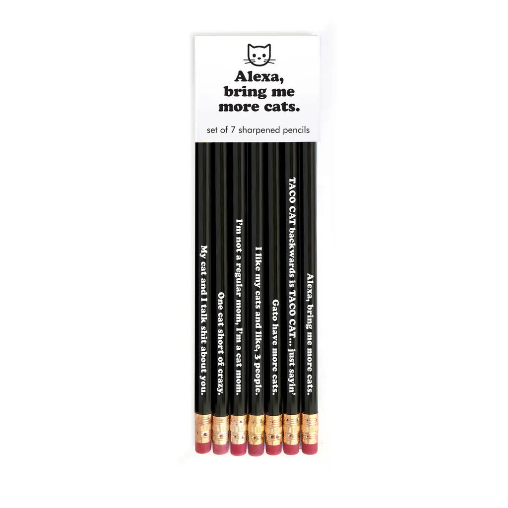Alexa, Bring Me More Cats Pencil Set – Hitchcock Paper Co.