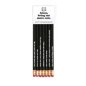 Alexa, Bring Me More Cats Pencil Set – Hitchcock Paper Co.