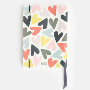 Multi Hearts A5 Notebook