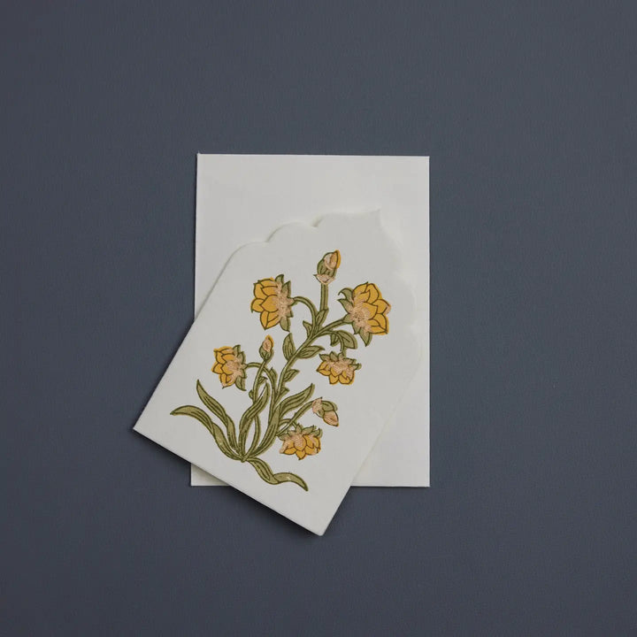 Boxed Artisan Notecard Set - Sandook Topaz
