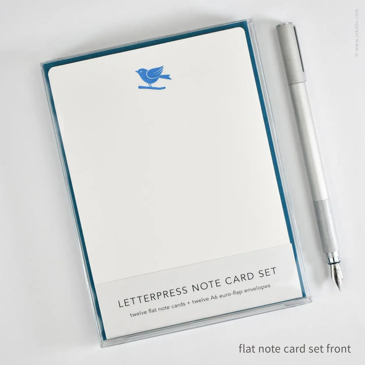 Bluebird Flat Note Card Set