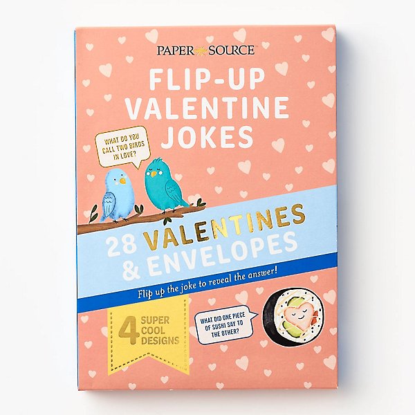 Flip Up Valentine Jokes - Set of 28