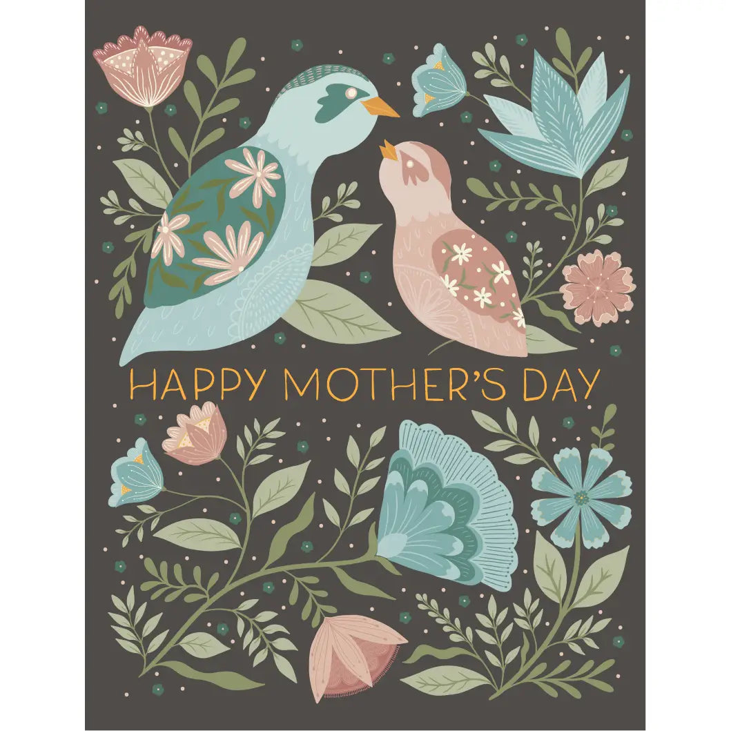 Mother's Day Birds & Blooms Card