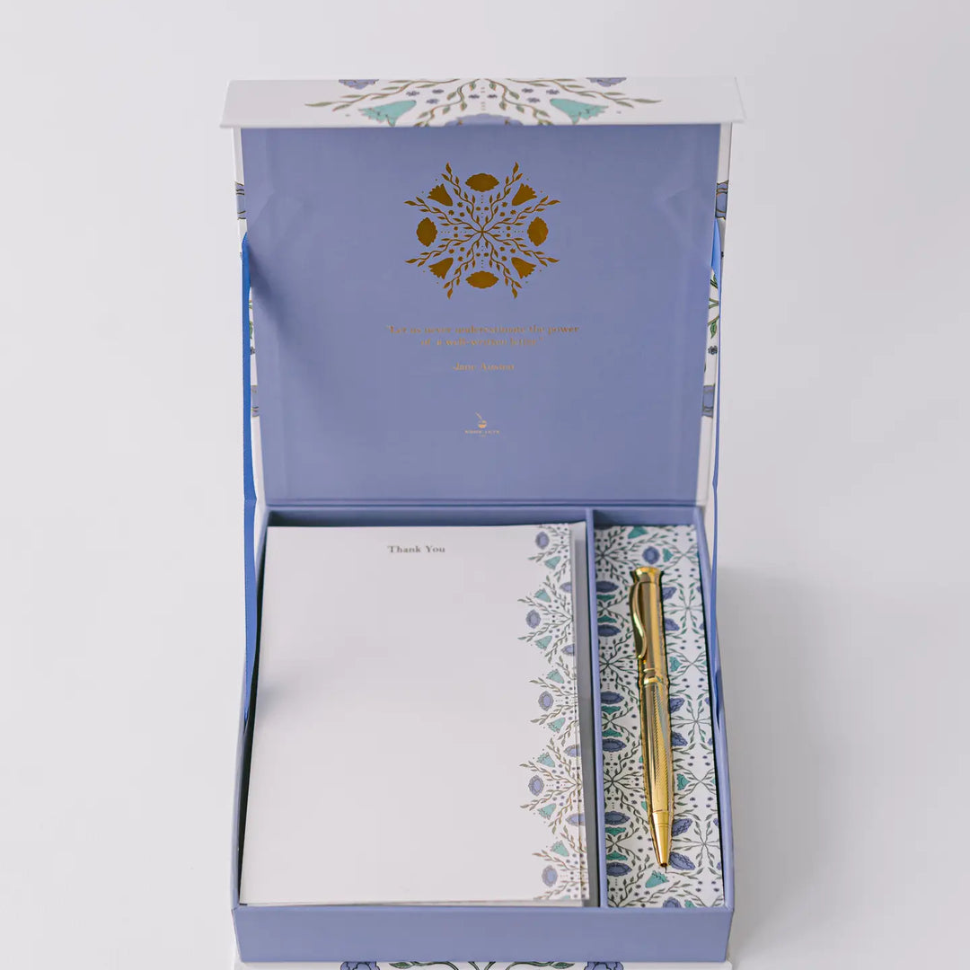 Folk Pattern Luxury Stationery Set