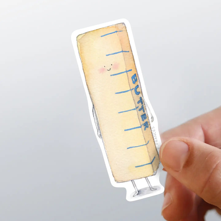 Butter Vinyl Sticker