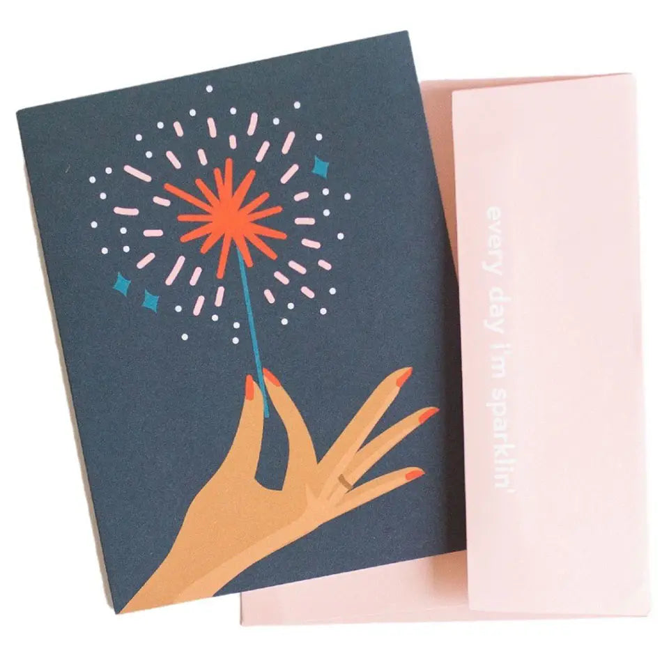 Firework Greeting Card