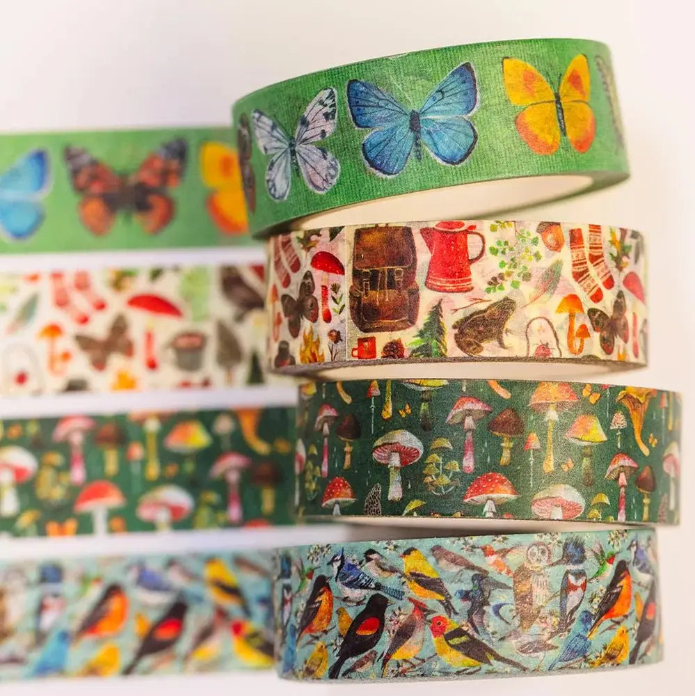 Outdoorsy Washi Tape - Camping Adventure