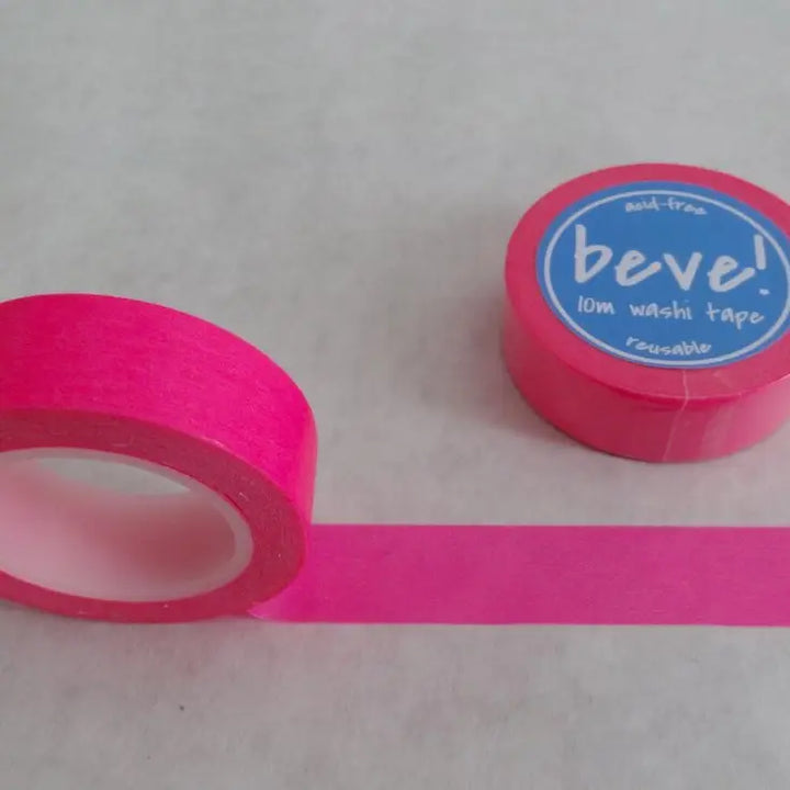 Solid Neon Pink Washi Tape