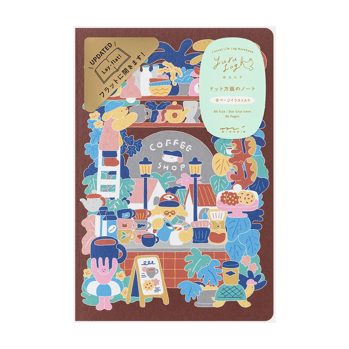 Midori Yuro Log Notebook (B6) - Coffee Shop