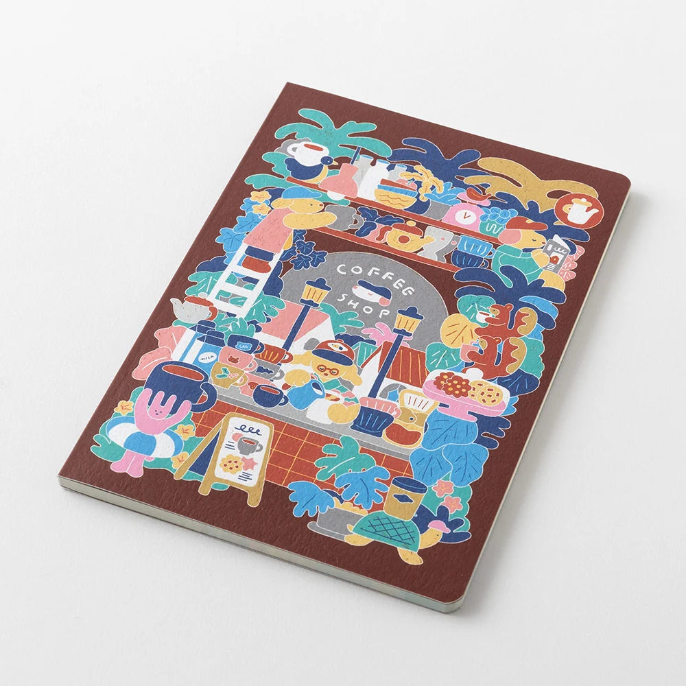 Midori Yuro Log Notebook (B6) - Coffee Shop