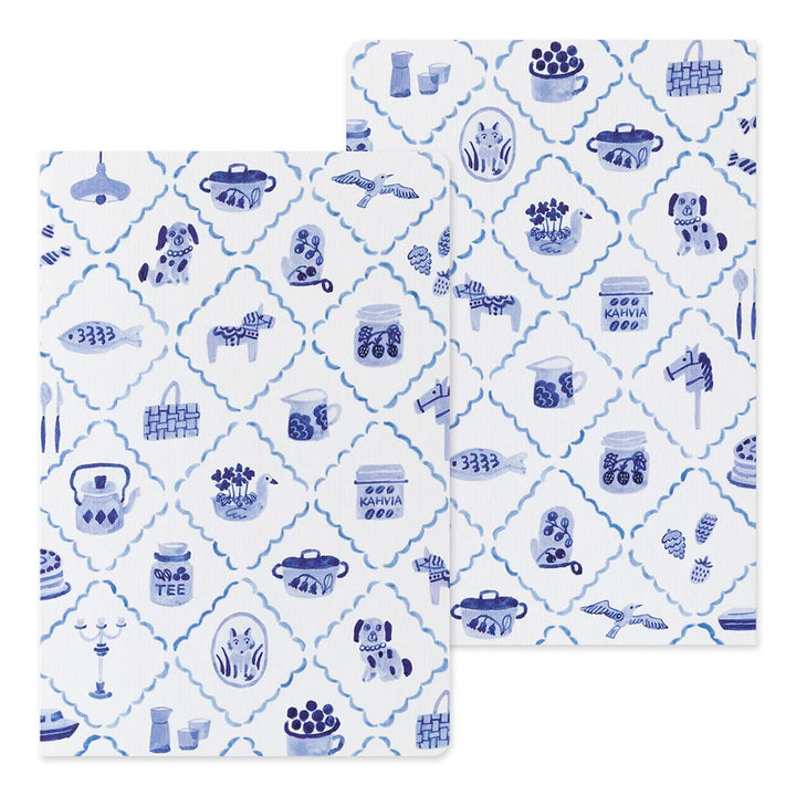 Yuro Log Notebook (B6) - Blue Nordic A